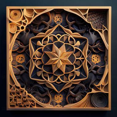 3D model sacred geometry (STL)